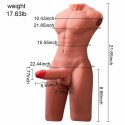 XISE Jason anatomiczny tors męski z systemem ruchu i wibracji 55 cm