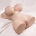 XISE Torso Intymny 40 cm z funkcją ruchu i wibracją, pilot bezprzewodowy