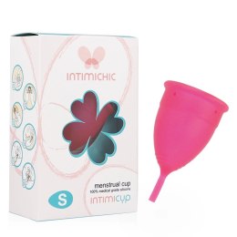 Intimichic Cup S silikonowa kubeczka menstruacyjna medyczna, woreczek