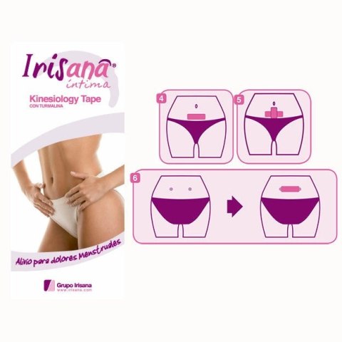 Irisana Taśma Kinezjologiczna Z Turmalinem Na Dyskomfort Menstruacyjny 3szt.