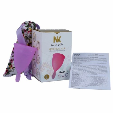 Nina Kiki Kubeczek Menstruacyjny L Fioletowy Silikon Medyczny