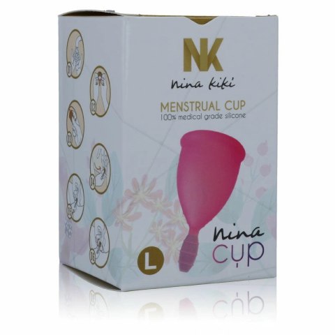 Nina Kiki kubeczek menstruacyjny L rożowy silikon medyczny