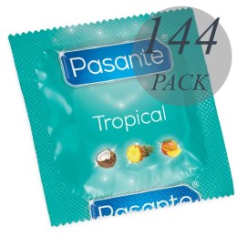 Pasante Tropical Color Mix 144 szt. - prezerwatywy smakowe mix owocow