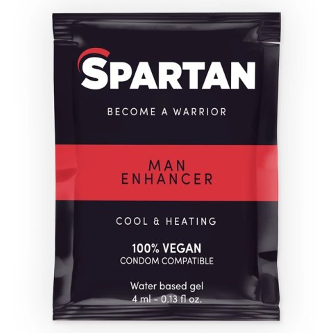 SPARTAN Żel dla mężczyzn efekt ciepło-zimno 100% wegański 4ml