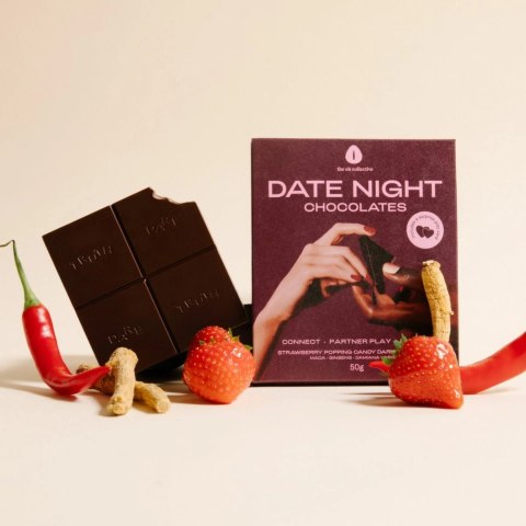 The Oh Collective Date Night Czekoladki z Macą i Żeń-Szeniem 60g