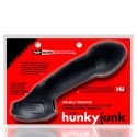Hunkyjunk Double Thruster Tar Ice - anatomiczna maszyna intymna Plus+Silicone