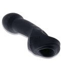 Hunkyjunk Double Thruster Tar Ice - anatomiczna maszyna intymna Plus+Silicone