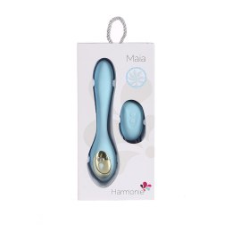 Maia Toys Harmony Dual Vibrator silikonowy, wodoodporny, turkusowy