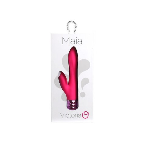 Maia Toys Victoria - silikonowy model z dwoma punktami wibracji, fioletowy
