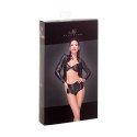 Noir Handmade Wetlook Jacket XL z ręcznie plisowanymi rękawami