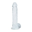 RealRock Crystal Clear model 5, 12,7 cm - przezroczysty, z przyssawką