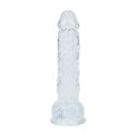 RealRock Crystal Clear model 5, 12,7 cm - przezroczysty, z przyssawką