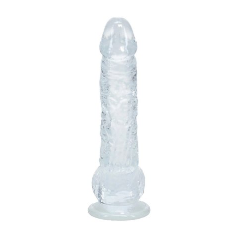 RealRock Crystal Clear model 5, 12,7 cm - przezroczysty, z przyssawką