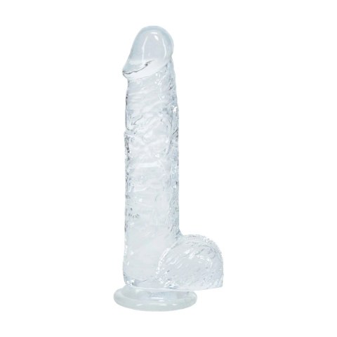 RealRock Crystal Clear model 5, 12,7 cm - przezroczysty, z przyssawką