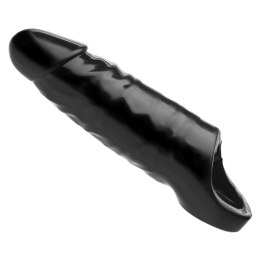XR Brands Black Mamba XL - powiększony anatomiczny nakład intymny czarny