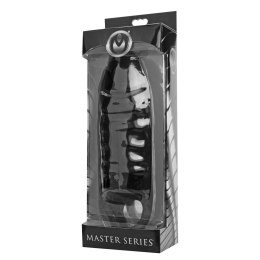 XR Brands Black Mamba XL - powiększony anatomiczny nakład intymny czarny