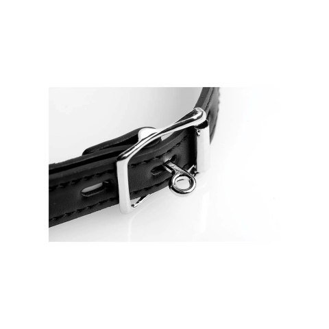 XR Brands Mouth Opener Deluxe - Regulowany czarny system ustny XR Brands Mouth Opener Deluxe - Regulowany czarny system ustny