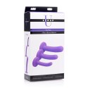 XR Brands Trinity Violet 3-częściowy zestaw silikonowy, rożne rozmiary