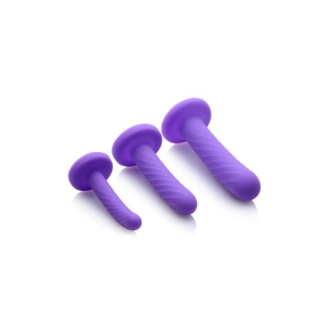 XR Brands Trinity Violet 3-częściowy zestaw silikonowy, rożne rozmiary XR Brands Trinity Violet 3-częściowy zestaw silikonowy, rożne rozmiary