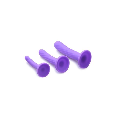 XR Brands Trinity Violet 3-częściowy zestaw silikonowy, rożne rozmiary XR Brands Trinity Violet 3-częściowy zestaw silikonowy, rożne rozmiary