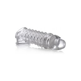 XR Brands Tuleja powiększająca 2/4 cm, elastyczna tekstura, TPR