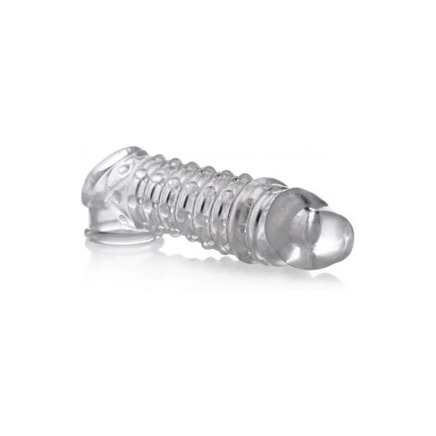 XR Brands Tuleja powiększająca 2/4 cm, elastyczna tekstura, TPR XR Brands Tuleja powiększająca 2/4 cm, elastyczna tekstura, TPR