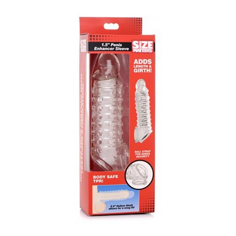 XR Brands Tuleja powiększająca 2/4 cm, elastyczna tekstura, TPR XR Brands Tuleja powiększająca 2/4 cm, elastyczna tekstura, TPR