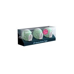 Satisfyer Egg Riffle - Zestaw 3 elastycznych kapsuł systemu intymnego