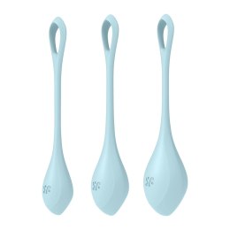 Satisfyer Yoni Power 2 - zestaw kul do ćwiczeń mięśni miednicy, czarny