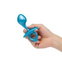 B-Vibe Bulb Plug Green - silikonowy model z ergonomicznym uchwytem 2,5"