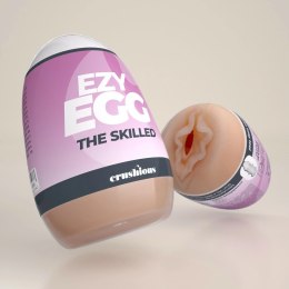 Crushious Ezy Egg The Skilled Fioletowy Model Intymny TPE ABS