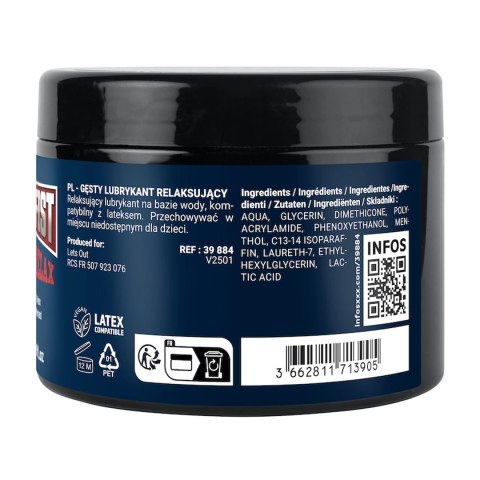 Fuck & Fist Hybrid Relax żel intymny gęsty z mentolem 500 ml