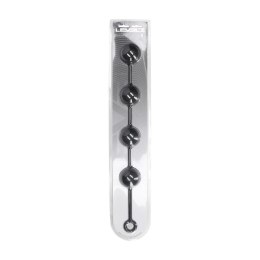 Levelz Kule anatomiczne XXL silikonowe 60mm czarne z uchwytem