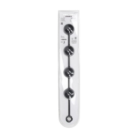 Levelz Kule anatomiczne XXL silikonowe 60mm czarne z uchwytem