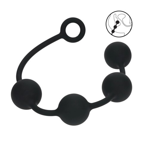 Levelz Round XL Kulki Silikonowe 50mm Czarny - ergonomiczny model