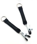 Red Leather Zaciski z Obciążeniem Skorzanym 2x80g Czarny/Srebrny