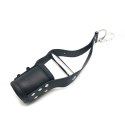 Red Leather skorzane kajdanki zawieszane czarne 17-24 cm