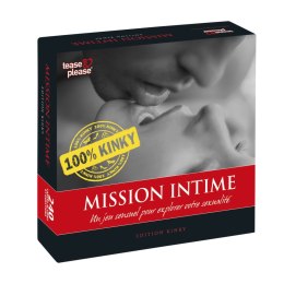 Tease & Please Mission Intime 100% Kinky - gra dla par, 240 kart, FR