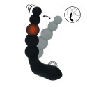 LEVELZ Beaded Prostate - Czarny stymulator silikonowy z funkcją podgrzewania