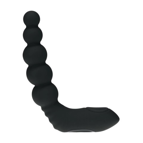LEVELZ Beaded Prostate - Czarny stymulator silikonowy z funkcją podgrzewania