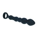 LEVELZ Beaded Snake Czarna Sonda Silikonowa z Uchwyt Loop