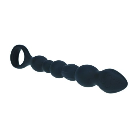 LEVELZ Beaded Snake Czarna Sonda Silikonowa z Uchwyt Loop