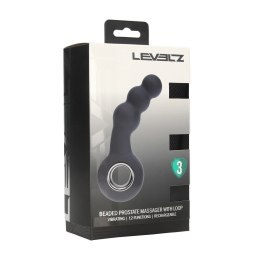 LEVELZ Beads Pro Loop Czarny - Model silikonowy z funkcją wibracji