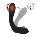 LEVELZ Bendable Silicone Prostate czarny silikonowy stymulator z funkcją podgrzewania