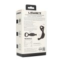 LEVELZ Black silikonowy stymulator z pierścieniem Tri-O, wibrujący