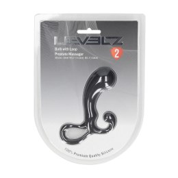 LEVELZ Bulb S Czarny silikonowy masażer z ergonomiczną pętlą