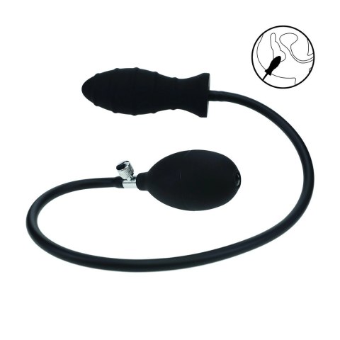LEVELZ Czarny Balonowy Korek Anatomiczny z Silikonu 15 cm