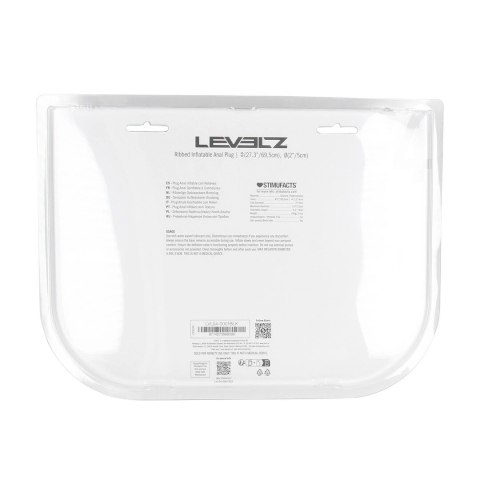 LEVELZ Czarny Balonowy Korek Anatomiczny z Silikonu 15 cm