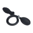 LEVELZ Czarny Balonowy Korek Anatomiczny z Silikonu 15 cm