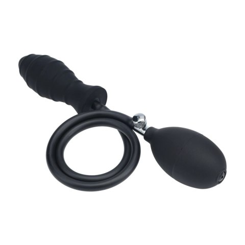 LEVELZ Czarny Balonowy Korek Anatomiczny z Silikonu 15 cm